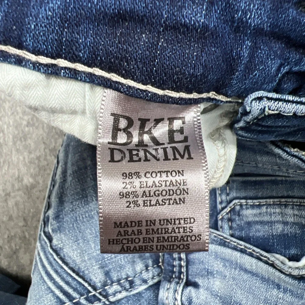 BKE Alec Jeans Mens 28R Blue Medium Wash Skinny Slim Stretch Denim Pants 28x32